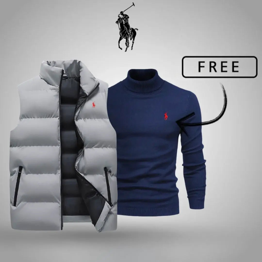 Stile e comfort premium: acquista subito il tuo gilet e il maglione GRATIS