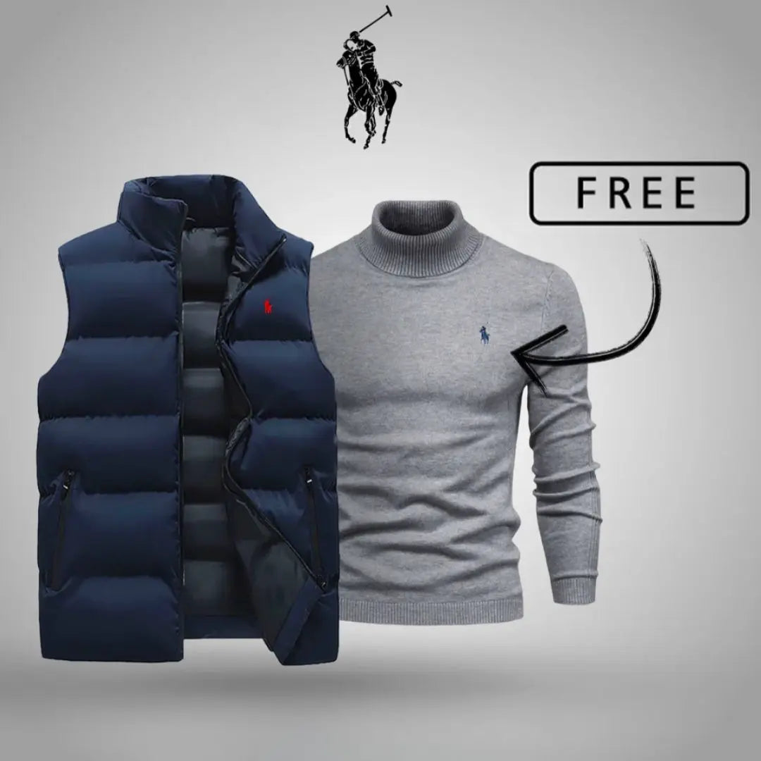 Stile e comfort premium: acquista subito il tuo gilet e il maglione GRATIS